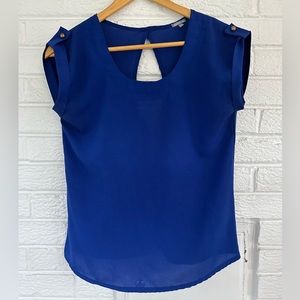 Charlotte Russe Blue Blouse